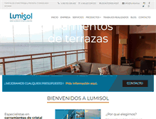 Tablet Screenshot of lumisol.net