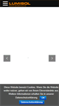Mobile Screenshot of lumisol.at