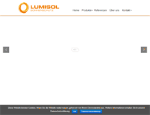 Tablet Screenshot of lumisol.at