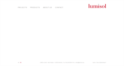 Desktop Screenshot of lumisol.com